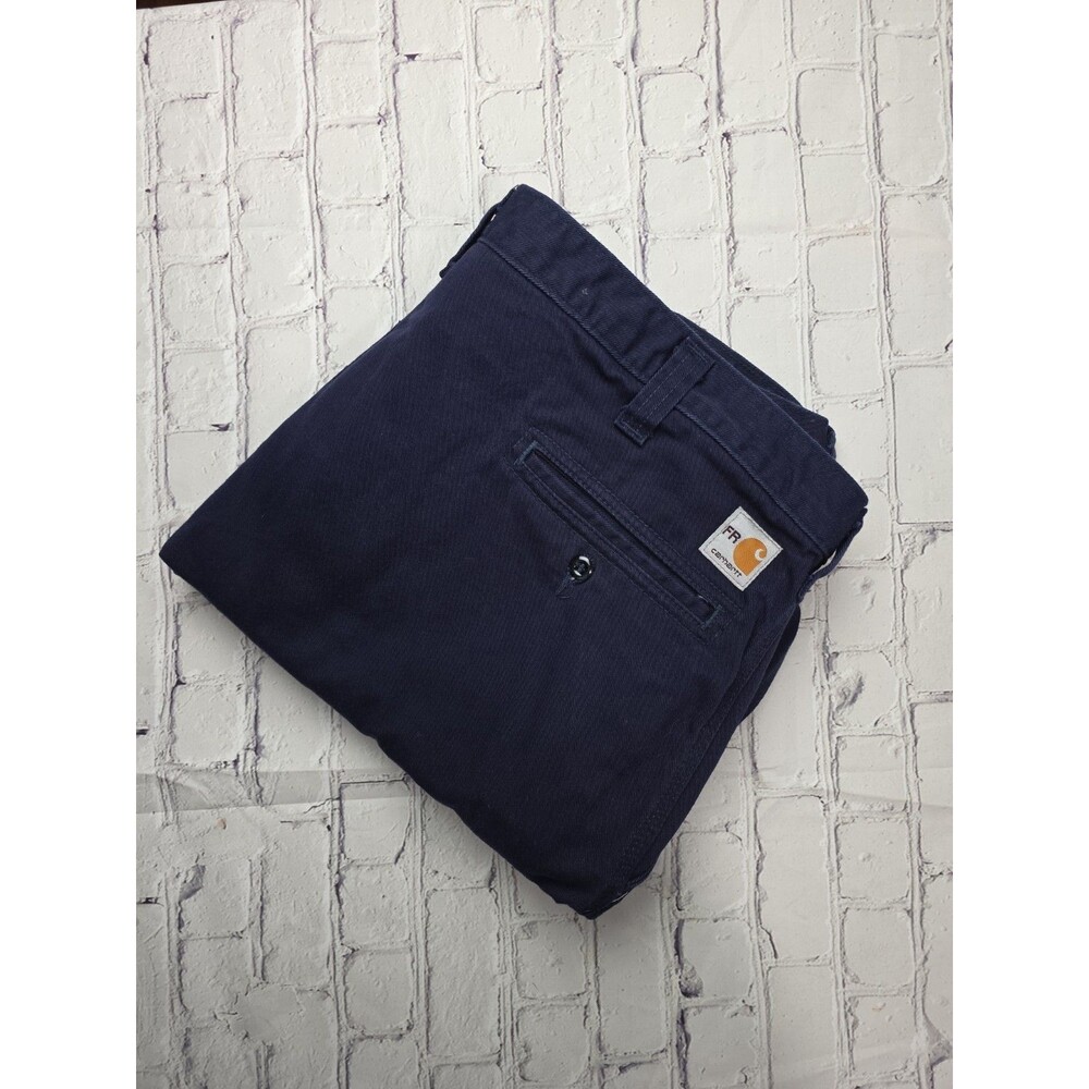 Carhartt‎ FR Men's 44x30 Blue Straighy Leg Pants P371-20 NFPA 2112 Cat2